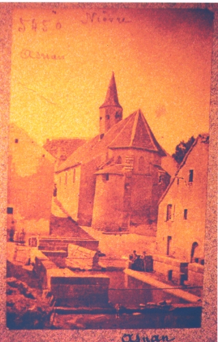 Carte postale de l'église;